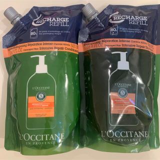 ロクシタン(L'OCCITANE)のロクシタン  コンディショナー シャンプー レフィル  詰め替え　ファイブハーブ(シャンプー/コンディショナーセット)