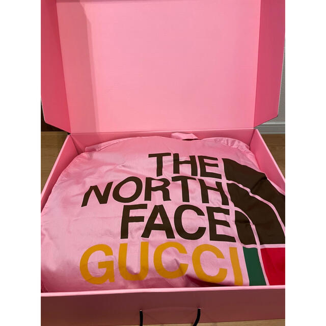 Gucci(グッチ)のノースフェイス × グッチ 第２弾 ダウンジャケット グッチカラー XSサイズ レディースのジャケット/アウター(ダウンジャケット)の商品写真