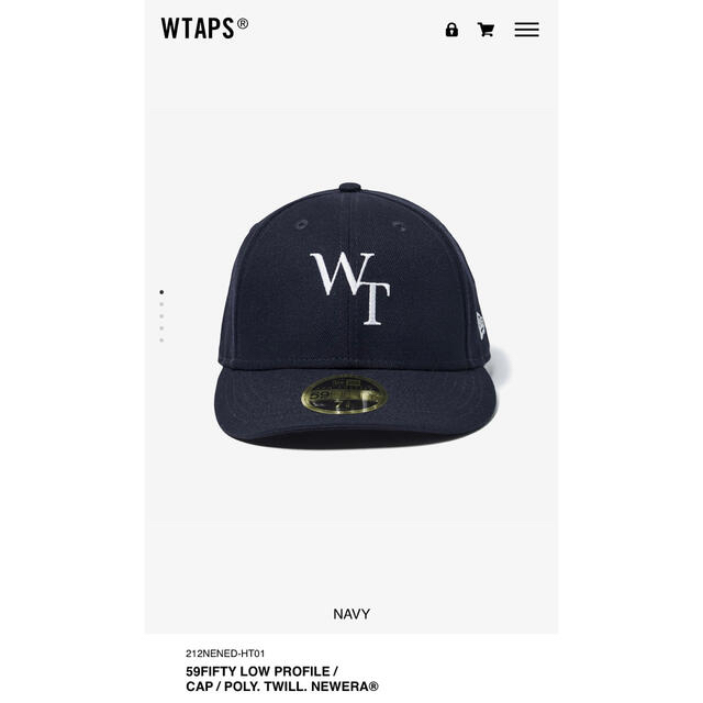 WTAPS NEWERA NAVY 71/2 L