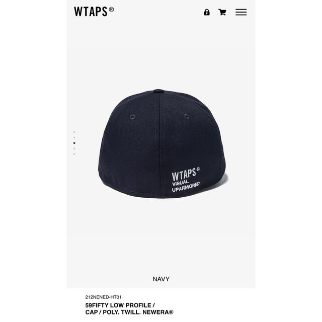 W)taps(ダブルタップス)のWTAPS NEWERA NAVY 71/2 L メンズの帽子(キャップ)の商品写真