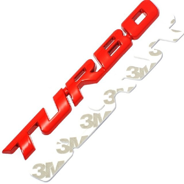 ☆3D turboエンブレム☆シルバー 自動車/バイクの自動車(車外アクセサリ)の商品写真