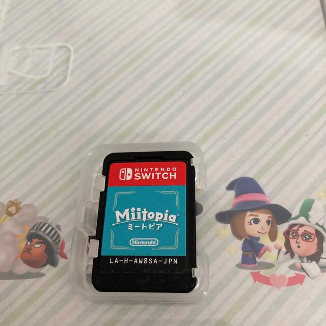 Nintendo Switch(ニンテンドースイッチ)のMiitopia Switch エンタメ/ホビーのゲームソフト/ゲーム機本体(家庭用ゲームソフト)の商品写真