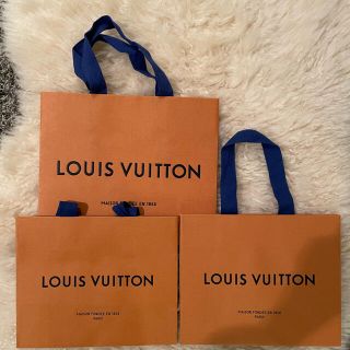 LOUIS VUITTON - ルイヴィトン ショッパー 紙袋 3枚セットの通販 by ろ