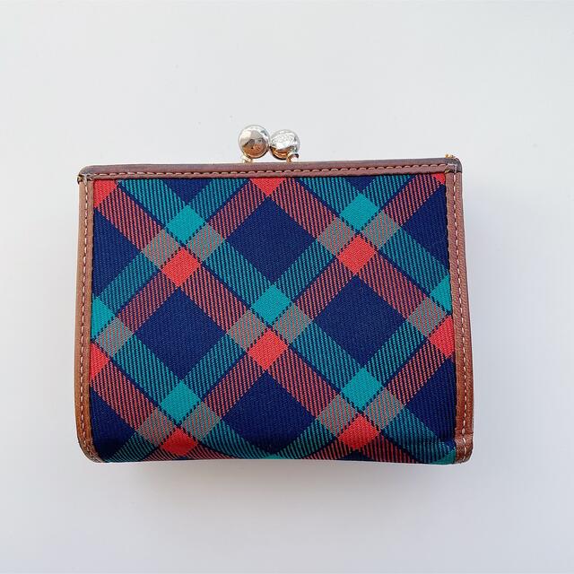 Vivienne Westwood - Vivienne Westwood がま口 三つ折り財布 タータン