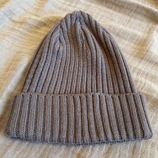 カシラ(CA4LA)のグレー　ニット帽(ニット帽/ビーニー)