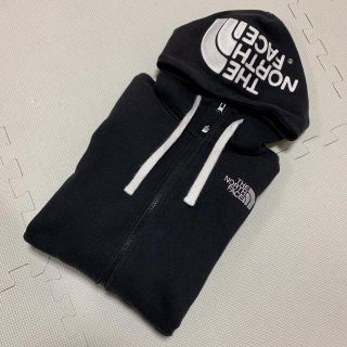 ザノースフェイス(THE NORTH FACE)の人気のブラック！ノースフェイス リアビューフルジップ パーカー メンズM(パーカー)