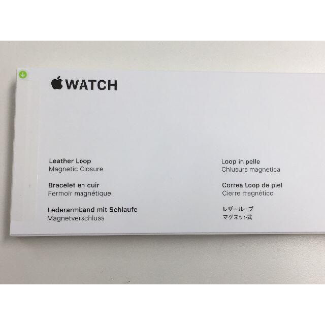 Apple Watch(アップルウォッチ)の未開封品 apple watch純正品バンド レザーループ 本革ベルト スマホ/家電/カメラのスマホアクセサリー(その他)の商品写真