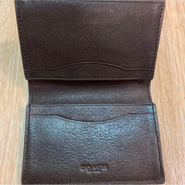COACH(名刺入れ/カード、定期入れ)新品未使用品 COACH カードケース 名刺入れ おまけ付き