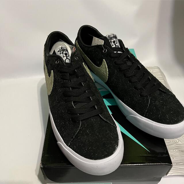 STUSSY NIKE SB BLAZER LOW 28cm 1