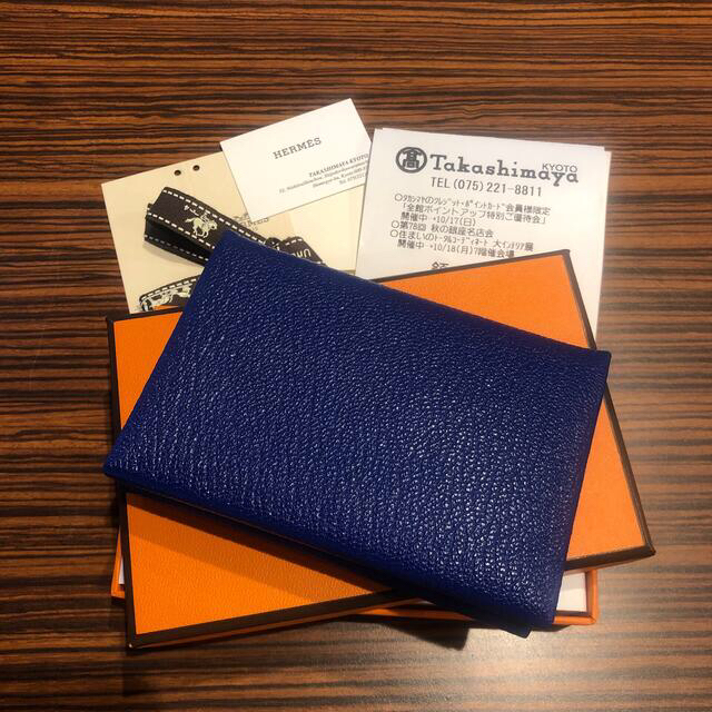 激安正規品 - Hermes HERMES カルヴィデュオ エルメス 名刺入れ/定期