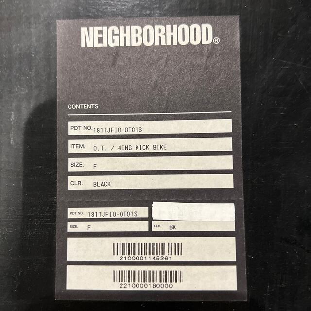 NEIGHBORHOOD(ネイバーフッド)のneighborhood ストライダー　ブラック　未開封　新品 キッズ/ベビー/マタニティの外出/移動用品(自転車)の商品写真