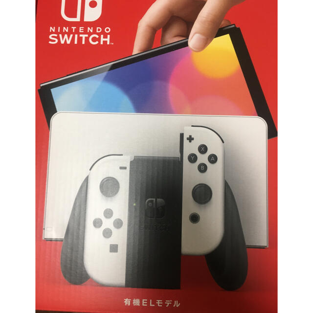 Nintendo Switch(ニンテンドースイッチ)の任天堂 Nintendo Switch スイッチ(有機ELモデル)  ホワイト エンタメ/ホビーのゲームソフト/ゲーム機本体(家庭用ゲーム機本体)の商品写真