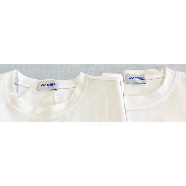 YONEX(ヨネックス)のYONEX ヨネックス　半袖　白　Tシャツ　2枚　セット メンズのトップス(Tシャツ/カットソー(半袖/袖なし))の商品写真