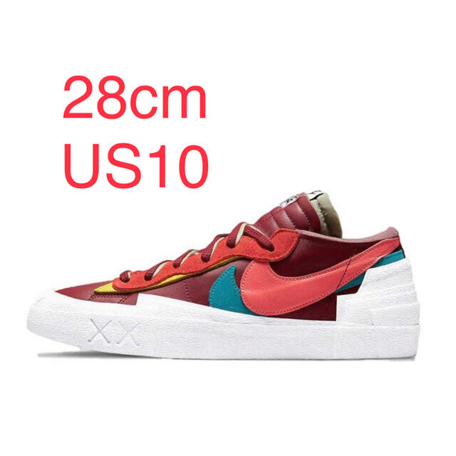 KAWS × sacai × Nike Blazer Low  28cm