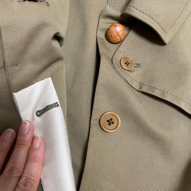 TOMORROWLAND(トゥモローランド)のトゥモローランド/マカフィー  日本製　くるみボタン使用 レディースのジャケット/アウター(ミリタリージャケット)の商品写真