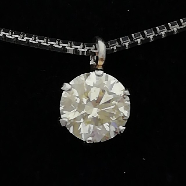 Pt850ネックレス❣️Pt900✨ダイヤ✨0.32ct✨1粒ダイヤ✨ネックレス-