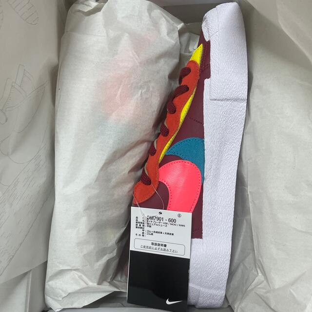 sacai kaws nike Blazer low