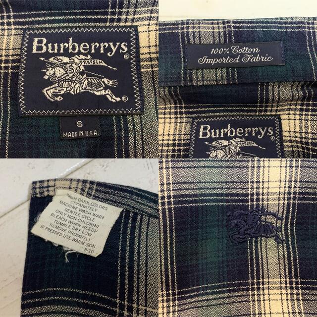 Nyttig klap Agent BURBERRY - Burberrys VINTAGE 80s USA製 タータンチェックシャツ Sの通販 by akasi's  shop｜バーバリーならラクマ