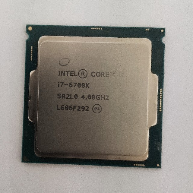 Intel core-i7 6700k cpu ハイスペック 動作確認済み - PCパーツ