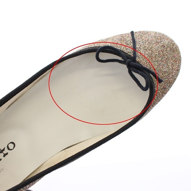 repetto(レペット)のレペット バレエシューズ フラット ローヒール 39.5 25cm マルチカラー レディースの靴/シューズ(バレエシューズ)の商品写真