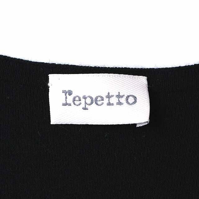 repetto(レペット)のレペット Repetto ワンピース 長袖 ひざ丈 リボン 40 L 黒 レディースのワンピース(ひざ丈ワンピース)の商品写真