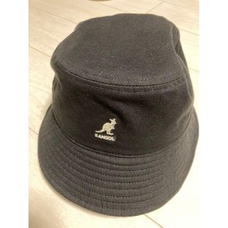 カンゴール(KANGOL)のKANGOL ウォッシュド バケット ハット ブラック L(ハット)