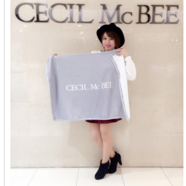 CECIL McBEE(セシルマクビー)の  今期 ノベルティー ブランケット  インテリア/住まい/日用品の寝具(毛布)の商品写真