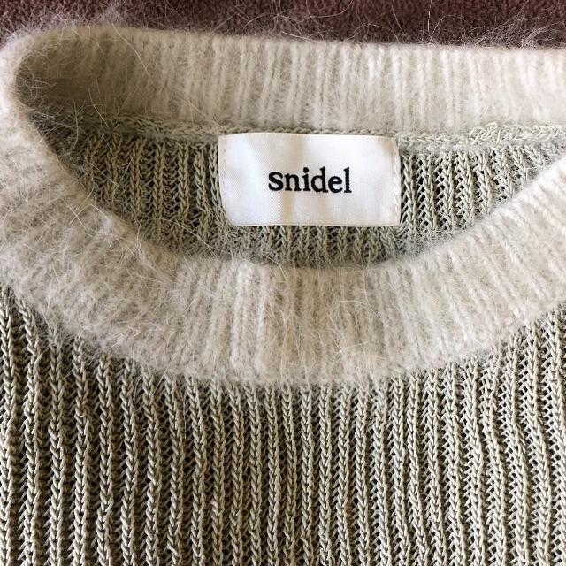 SNIDEL(スナイデル)の【美品】snidelニット レディースのトップス(ニット/セーター)の商品写真