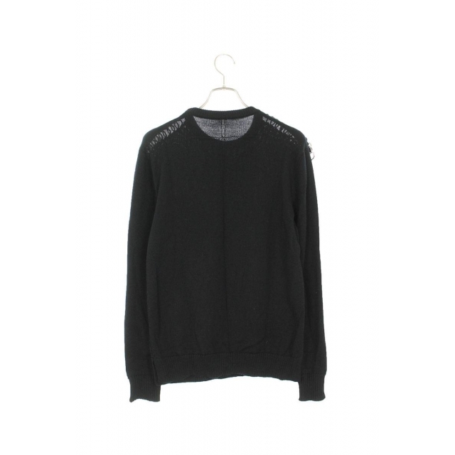 GIVENCHY 18AW スターパッチ ウール ニット_BLACK - ニット/セーター