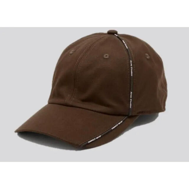 ACNE(アクネ)の【試着のみ】アクネストゥディオズ ブラウン キャップ　2021SS メンズの帽子(キャップ)の商品写真