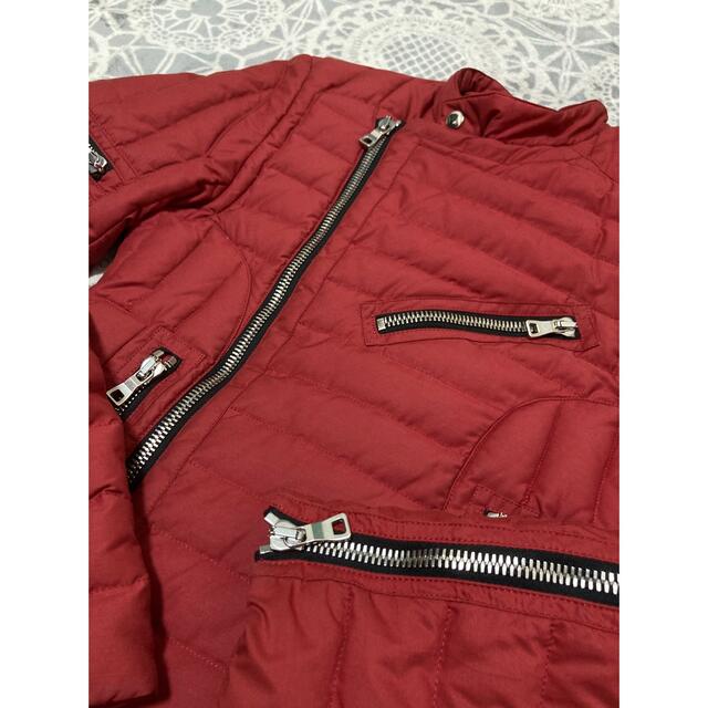 BALMAIN - バルマン BALMAIN ワインレッド バイカーダウン BALMAIN - バルマン BALMAIN ワインレッド バイカーダウン