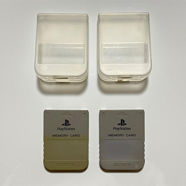 PlayStation(プレイステーション)のPlayStation MEMORY CARD 15ブロック ×2 エンタメ/ホビーのゲームソフト/ゲーム機本体(その他)の商品写真
