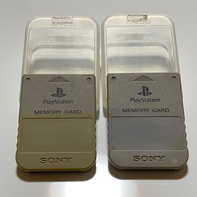 PlayStation(プレイステーション)のPlayStation MEMORY CARD 15ブロック ×2 エンタメ/ホビーのゲームソフト/ゲーム機本体(その他)の商品写真