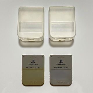 プレイステーション(PlayStation)のPlayStation MEMORY CARD 15ブロック ×2(その他)