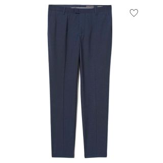 エイチアンドエム(H&M)の【オンライン限定品】【完売】H&M スリムフィット スーツパンツ ダークブルー(スラックス)