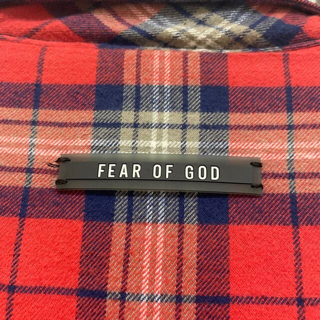 fear of god シャツジャケット　L レッド