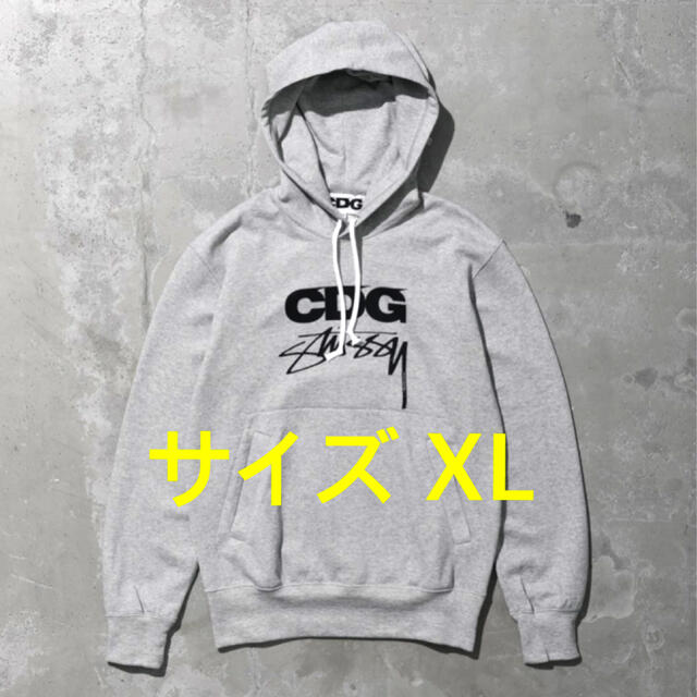 GDC - STÜSSY & CDG パーカー XLの通販 by モモランド's shop GDC - STÜSSY & CDG パーカー XLの通販 by モモランド's shop