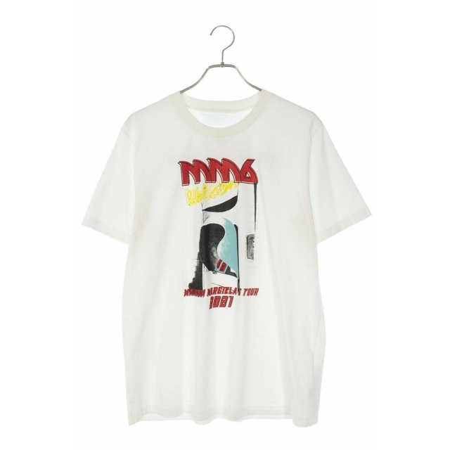 MM6 - エムエムシックス S52GC0211 フロントロゴプリントTシャツ M