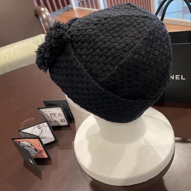 CHANEL ニットキャップ ニット帽 未使用品⭐️SALE