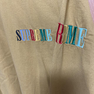 シュプリーム(Supreme)のsupreme  Multi Color Logo L/S Top(Tシャツ/カットソー(七分/長袖))
