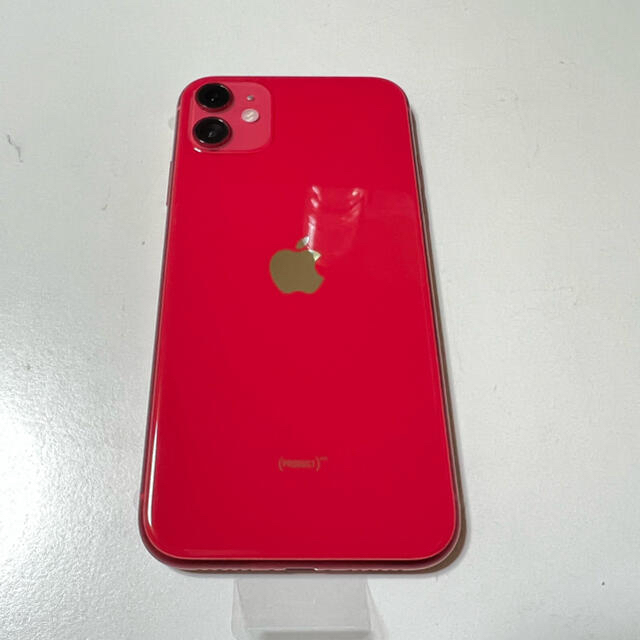 iPhone 11 RED 256GB SIMフリー スマホ アップル-