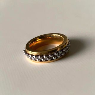 ビューティアンドユースユナイテッドアローズ(BEAUTY&YOUTH UNITED ARROWS)のCenter grain gold ring No.740(リング(指輪))