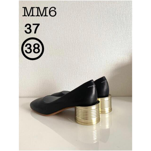 新品MM6 Maison Margiela ブラック　Can heel パンプス | フリマアプリ ラクマ