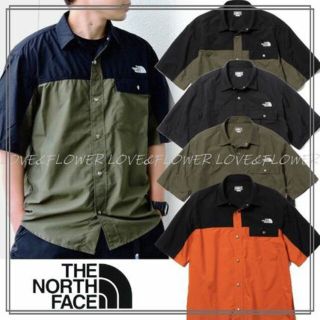 ザノースフェイス(THE NORTH FACE)のTHE NORTH FACE S／S Nuptse Shirt サイズL(シャツ)