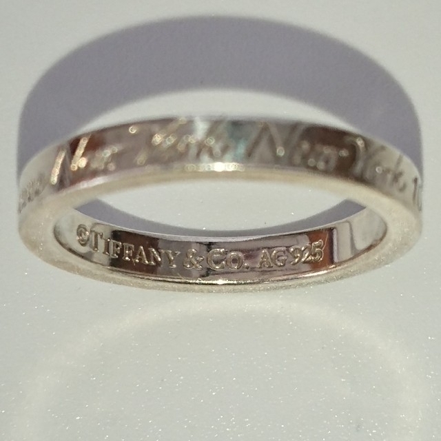 Tiffany & Co.(ティファニー)のティファニー ノーツナローリング Ag925 ♯9 レディースのアクセサリー(リング(指輪))の商品写真
