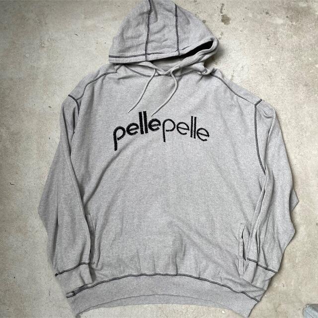 90s pelle pelle ペレペレ パーカー ワッフル オーバーサイズ