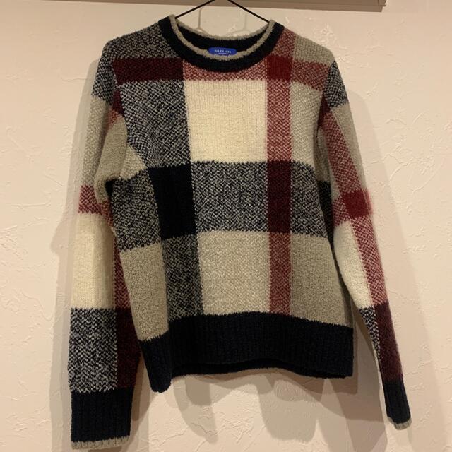 BURBERRY BLUE LABEL(バーバリーブルーレーベル)の雑誌掲載品！クレストブリッジ ⭐︎チェックニット レディースのトップス(ニット/セーター)の商品写真