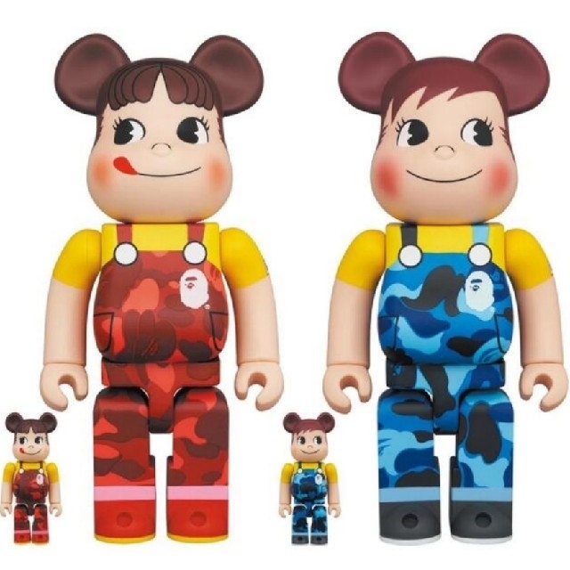 BE@RBRICK ペコちゃん u0026 ポコちゃん 100% u0026 400%-