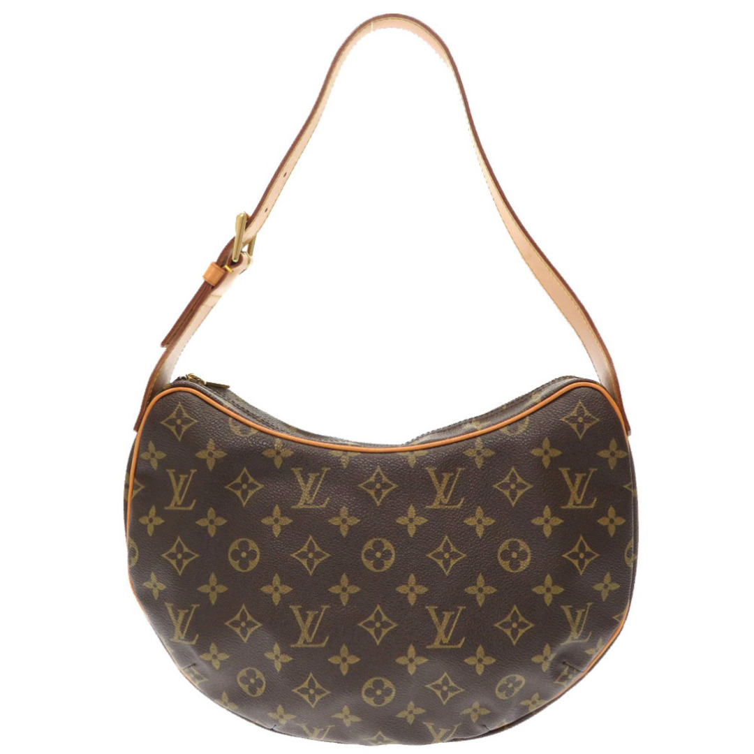 美品 ルイ ヴィトン モノグラム クロワッサンMM M51512 ショルダーバッグ バッグ LV 0164  LOUIS VUITTONオープンポケットx2なし