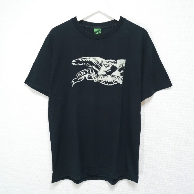 ANTIHERO(アンチヒーロー)のL 00s ANTI HERO アンタイヒーロー イーグル Tシャツ USA製 スポーツ/アウトドアのスポーツ/アウトドア その他(スケートボード)の商品写真